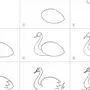 Как Нарисовать Лебедя Поэтапно
