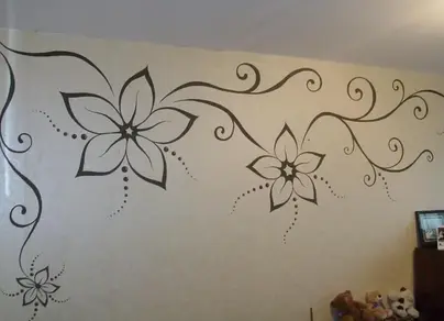 Легкие рисунки на стену
