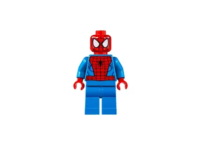 Лего человек паук фигурка нарисованный