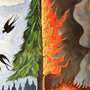 Сохраним лес от пожара рисунки