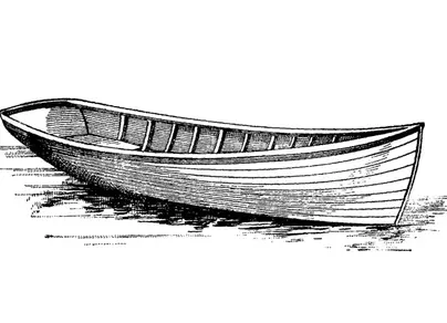 Лодка рисунок