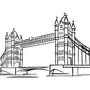 Тауэрский мост рисунок
