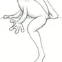 Лягушка Рисунок Карандашом