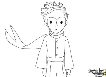 Маленький принц рисунок карандашом