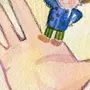 Рисунок мальчик с пальчик