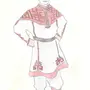 Марийский костюм рисунок