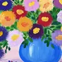 Букет Цветов Рисунок Для Детей Легкий