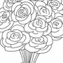 Букет Роз Рисунок Для Срисовки