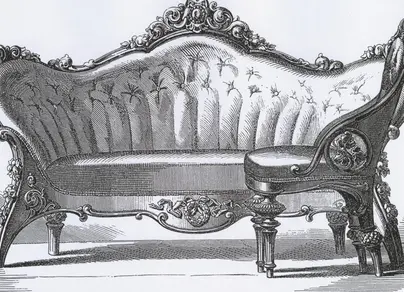 Мебель в стиле барокко рисунок