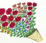Букет роз на 8 марта рисунок