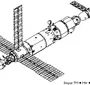 Космическая станция рисунок
