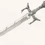 Как нарисовать меч