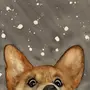 Милая собачка рисунок