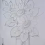 Букет цветов рисунок для срисовки