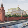 Москва Река Рисунок