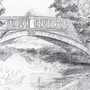 Мост рисунок карандашом