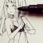 Аниме рисунки ручкой легкие