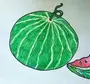 Как нарисовать арбуз
