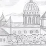 Силуэт города рисунок 7 класс