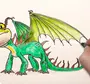 Как нарисовать как приручить дракона