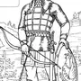 Древнерусский воин рисунок 4 класс