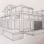 Как нарисовать большой дом