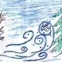 Зима Рисунок Карандашом