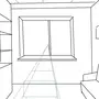Нарисовать интерьер комнаты