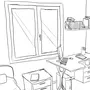 Рисунок комнаты по английскому языку 3 класс