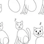 Как Нарисовать Кошку Легко Для Детей