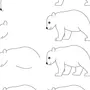 Нарисовать медведя ребенку
