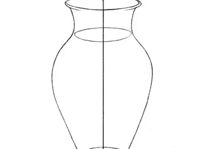 Как нарисовать вазу поэтапно