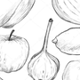 Нарисовать Овощи И Фрукты Карандашом