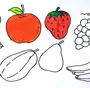 Нарисовать Овощи И Фрукты Карандашом