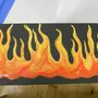 Огонь рисунок красками