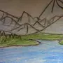 Как нарисовать озеро