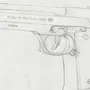 Нарисовать пистолет карандашом легко