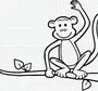 Как нарисовать маленькую обезьянку