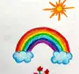 Рисунок радуги 1 класс