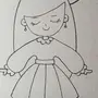 Нарисовать девочку карандашом
