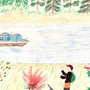 Нарисовать рисунок к рассказу васюткино озеро