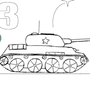 Рисунок танка на 23 февраля