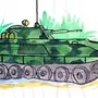 Рисунок танка на 23 февраля