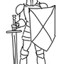 Нарисовать рыцаря 4 класс