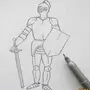 Нарисовать рыцаря 4 класс