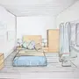 Рисунок комнаты 3 класс