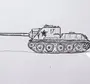 Легкий рисунок танка