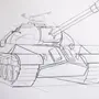 Как нарисовать танк поэтапно