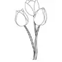 Как нарисовать тюльпаны на 8 марта