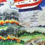 Пожарный вертолет рисунок